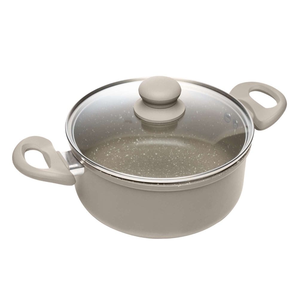 Caçarola de Indução de Alumínio com Revestimento Cerâmico Taupe 20cm - Lyor