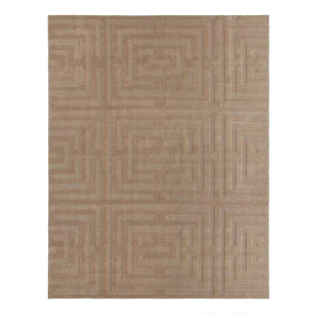 Tapete Para Sala Realce Eden 03 Creme Cotton 2,00x3,00m