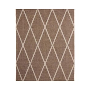 Tapete Sisal Eco Nature Geo 70 Marrom 2,00x2,50m