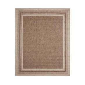 Tapete Sisal Eco Nature Moldura 87 Bege Marrom 2,00x2,50m