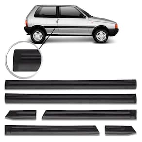 Friso Lateral Preto Uno 2 Portas 1988 a 1994