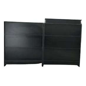 Balcão Caixa + Recepção 100% Mdf Preto - Suprema Móveis