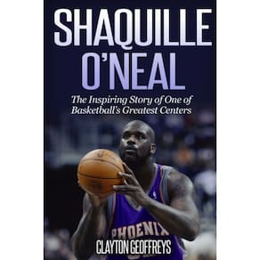 Livro de biografia de basquete Shaquille O`Neal: a história inspiradora