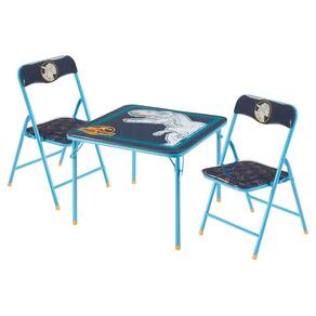 Conjunto de mesa e cadeiras Jurassic World 3 Pc para crianças