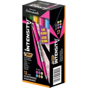Pincel Marcador Permanente Marking 1.1mm 12 unid - Bic