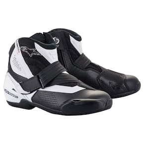 Botas de motocicleta Alpinestars SMX-1 R V2 ventiladas preto/branco 39
