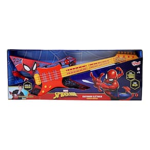 Guitarra Elétrica Homem Aranha Com Luz E Som Toyng 58343