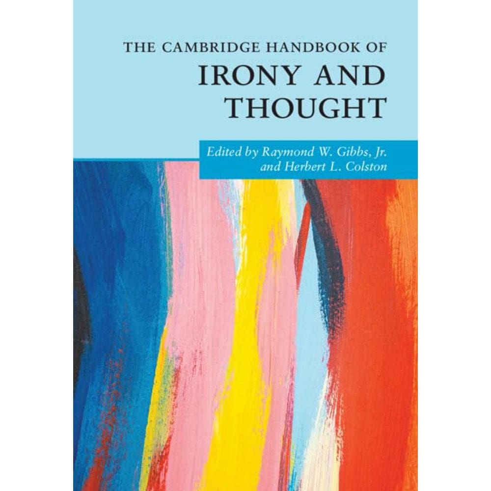 Livro Manual de ironia e pensamento de Cambridge - Psicologia