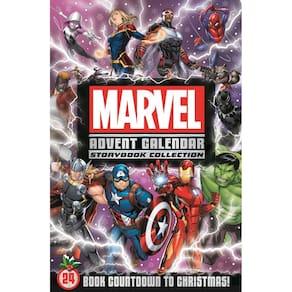 Calendário do Advento, coleção de livros de histórias da Marvel, 24 livros
