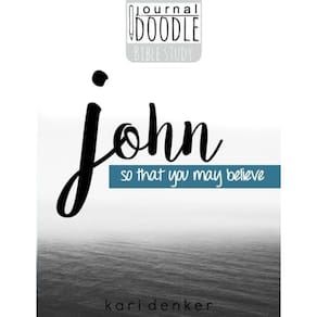 Book Journal and Doodle Bible Studies John: para que você possa acreditar