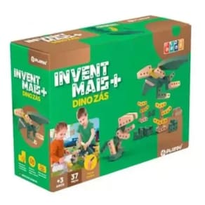 Montar Invent+ Dino Zás c/ 37 pçs - 875322 - Semaan