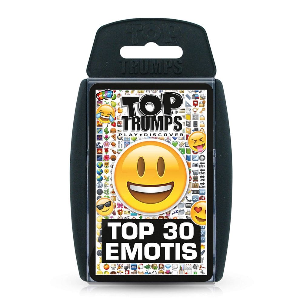 Jogo de Cartas Top Trumps Emotis Black