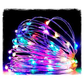 Fio De Fada 100 Lâmpadas Led Cordão Luz Colorida 10 Metros