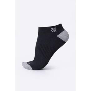 Meia Casual HUPI Soft Preto e Cinza