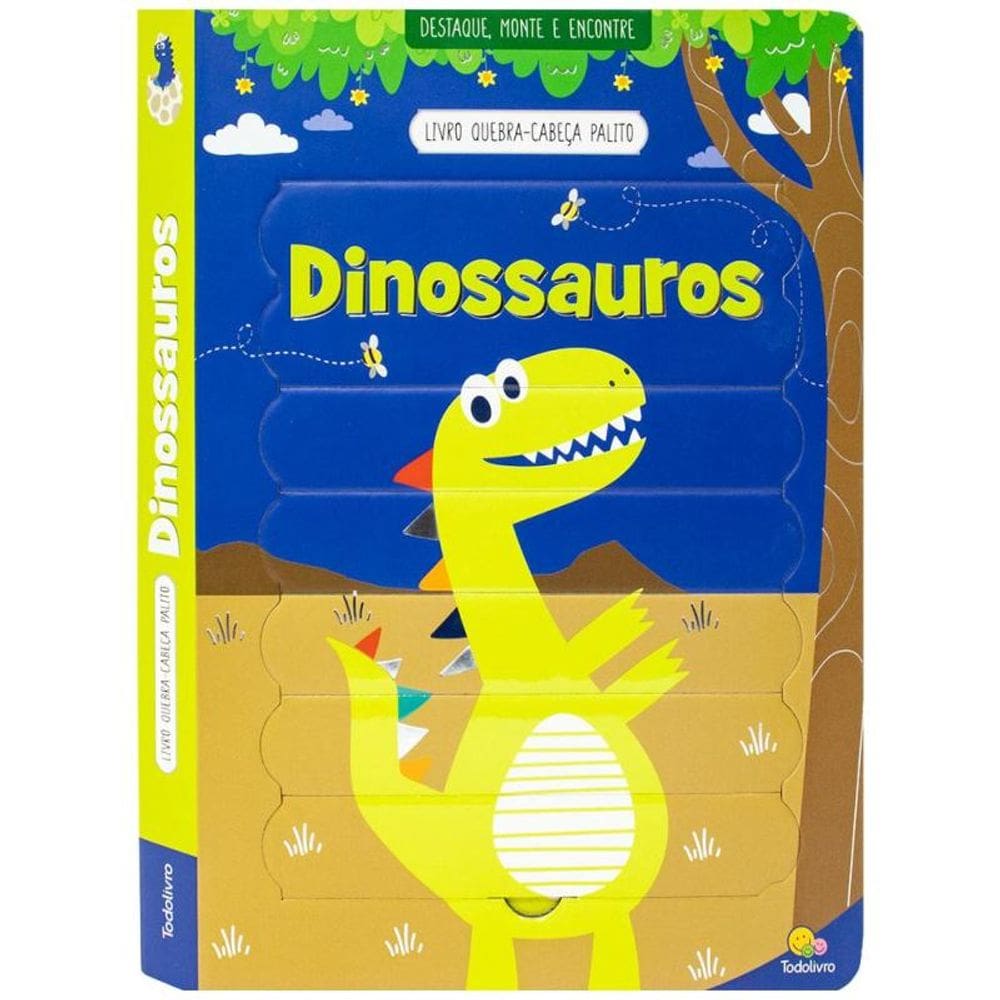 Livro Quebra-Cabeca Palito: Dinossauros
