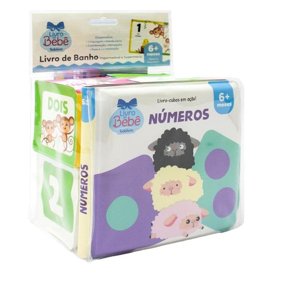 Livro-cubos em ação: Números