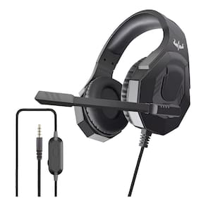 Fone Ouvido Fio Microfone Rotativo Black Gamer Profissional