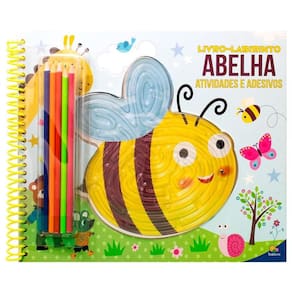 Livro-labirinto! Atividades, Colorir e Adesivos: Abelha