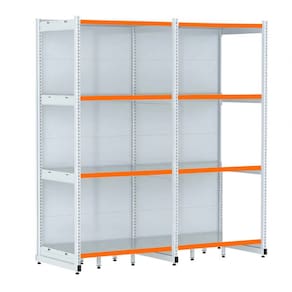 Rack Parede 202 Fit 60 Ate 2 Metros Branco 8 Bandeja Pe Lara