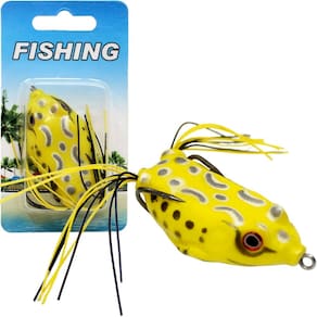 Kit 6 Isca Anzol Sapo Artificial Equipamento Para Pesca 10g