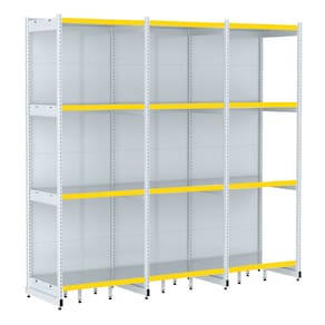 Rack Parede 202 Fit 60 Ate 3 Metros Branco 12 Bandeja Pe Ama