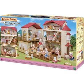 Sylvanian Casa Telhado Vermelho Sótão Secreto Epoch 5708