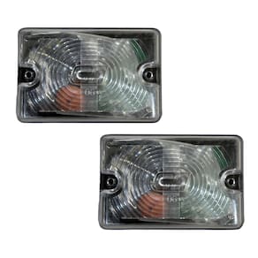 2 Lanterna Lateral Caminhão Carreta Bau Tijolinho Gf0.115