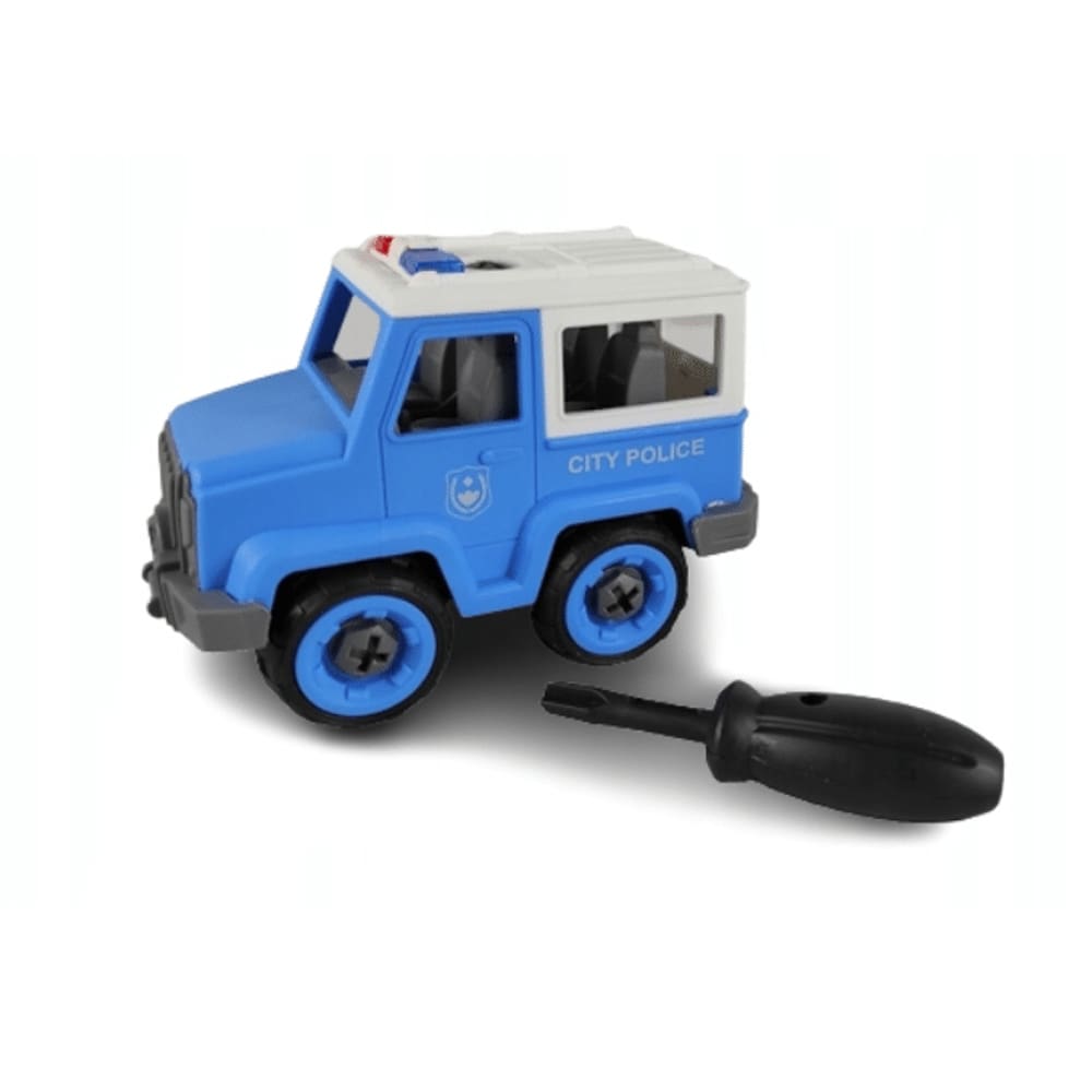 Mini-veiculo Hot Speeds - City Police - Azul e branco - SL336 TERRACO