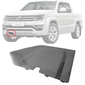 Tampa Reboque Parachoque Dianteiro Amarok 2017/ 2022 Preto