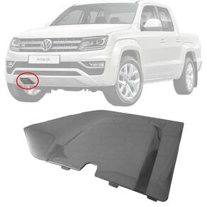 Tampa Reboque Parachoque Dianteiro Amarok 2017/ 2022 Preto