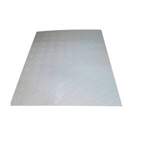 Chapa Alumínio Xadrez 1000X500Mm Na Espessura 1,2Mm Pintada