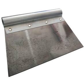 Kit 8 Espatula Aço Dentada Aplicar Piso Vinilico 20Cm P.A.G