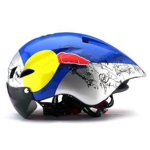 Capacete de bicicleta TT-78 Ultralight com viseira e máscara magnética