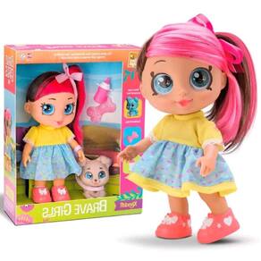 Adorável Brinquedo Menina Pet Pelúcia Presente Dia Das
