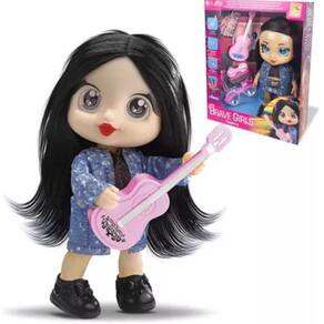 Boneca Cantora Rockeira Cativante Sua Filha Presente Dia Das