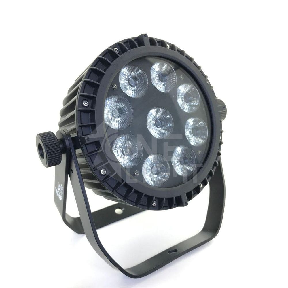 Kit 10 Par Led 9X18W 6 In 1 Rgbwa+Uv Outdoor One Light