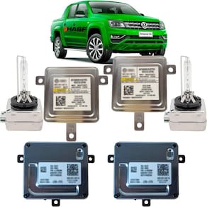 Kit Reator Lâmpada Xenon 6000K Par Farol Vw Amarok Audi Golf