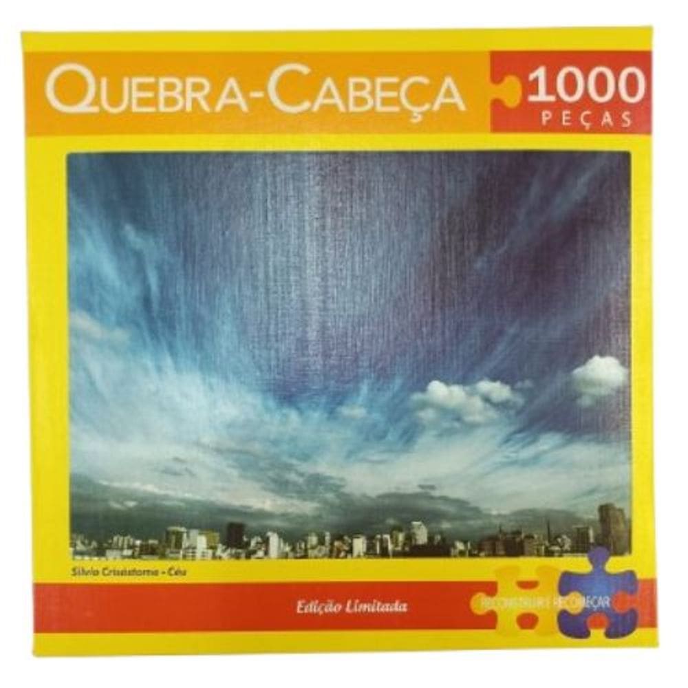 Quebra Cabeça Azul Céu 1000 Peças