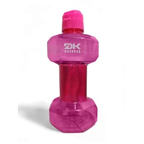 Garrafa De água Academia Halter Dk Dkebras Fitness 1,5l Rosa