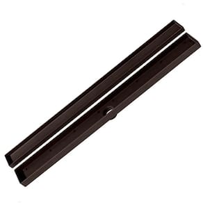 Ralo Oculto Linear De Embutir 5x50 Para Porcelanato Marrom