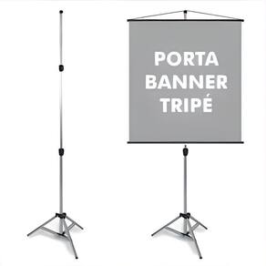 Suporte Para Porta Banner 1,80M Pedestal Tripé