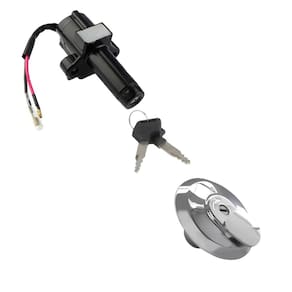 Kit Chave Ignição Cbx250 Twister 2001 Á 2005 C/ Tampa Tanque