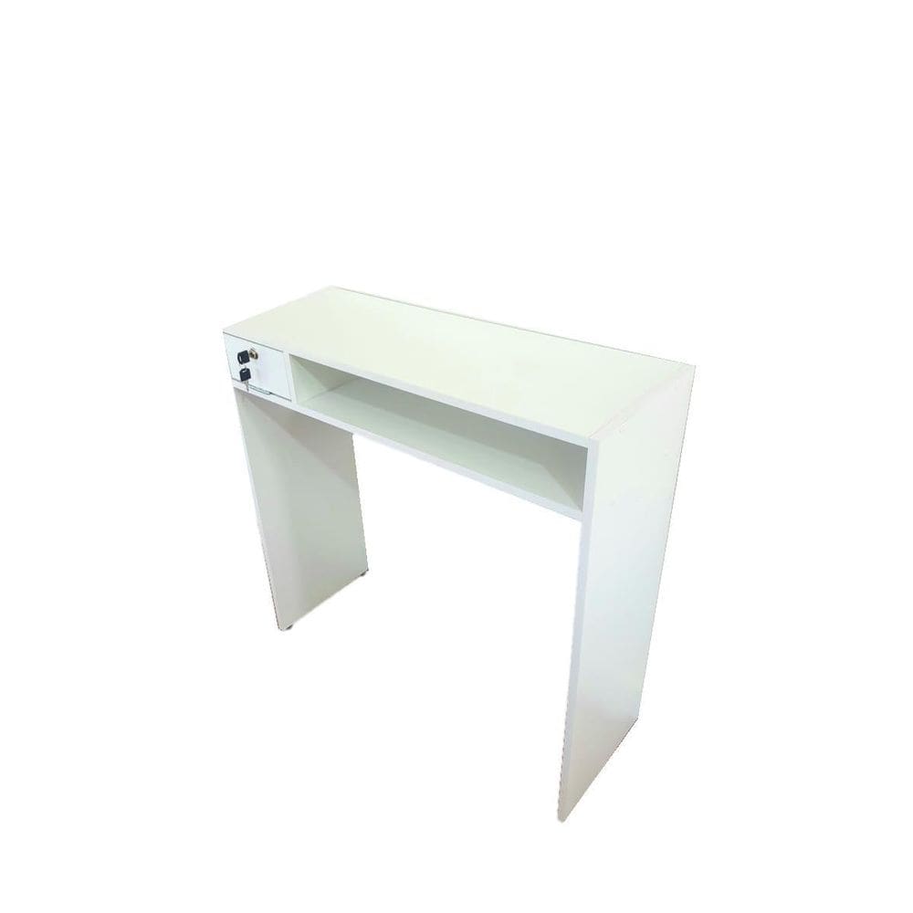 2 Mesas Tampo Em Mdf Com Armário