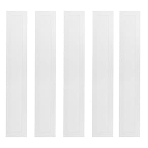 Kit 5 Painel Led 60x10 Retangular Branco Sobrepor 18w 6500k Foxlux