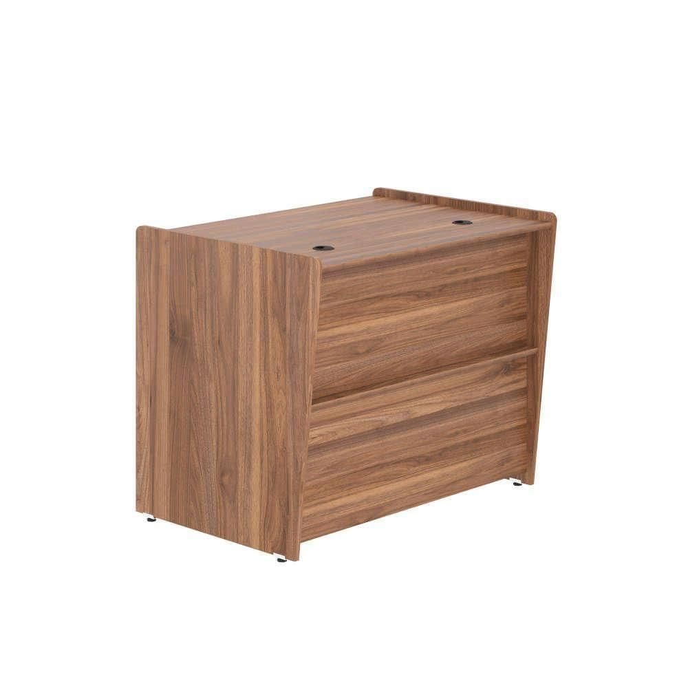 Mesa De Atendimento 0.90 Verdu Noce