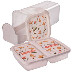 Kit Porta Frios com Divisória e Porta Torradas Marmorizado Plasutil