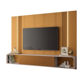 Rack Painel Para Tv 85 Polegadas kansas 219x164-EdeCasaMoveis