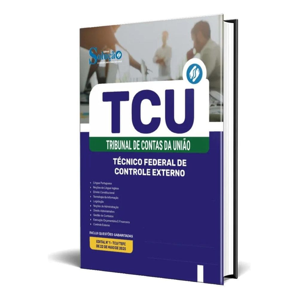 Apostila Tcu 2025 Técnico Federal De Controle Externo