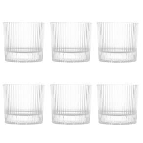 Conjunto de Copos de Cristal para Água/Whisky 6 Peças 300 ml Lines Wolff