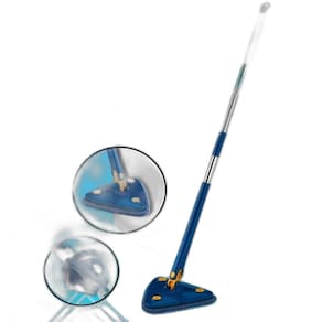 Mop Triangular Retrátil Limpa Chão Parede Vidro Eficiência